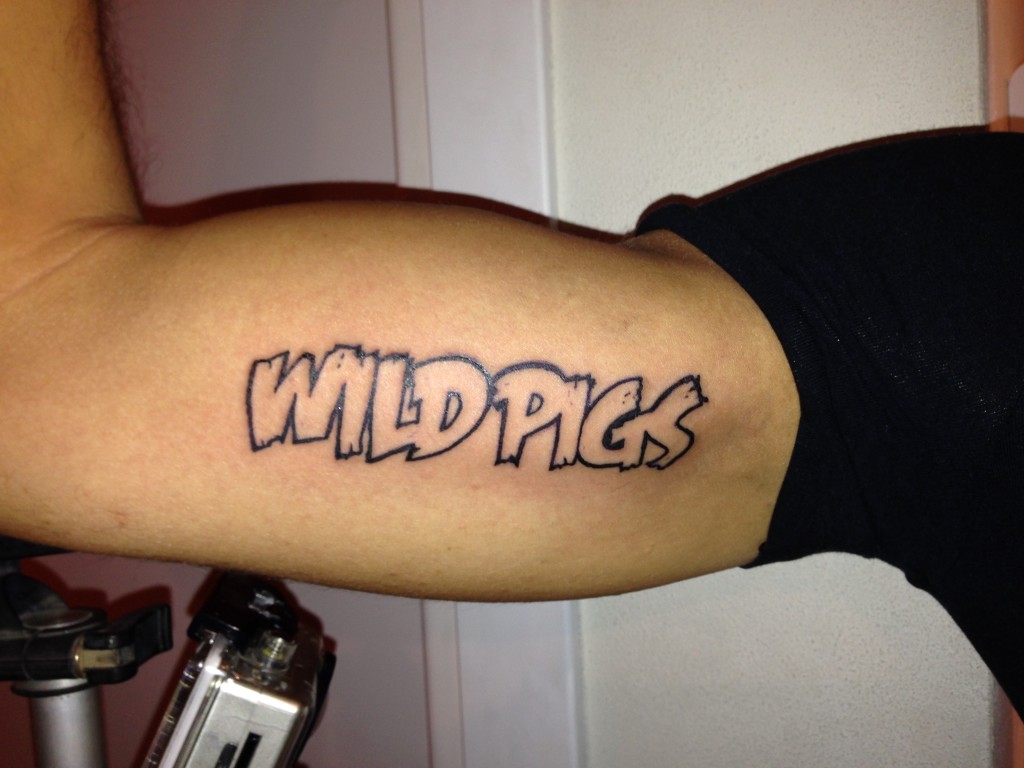wildpigs sulla pelle