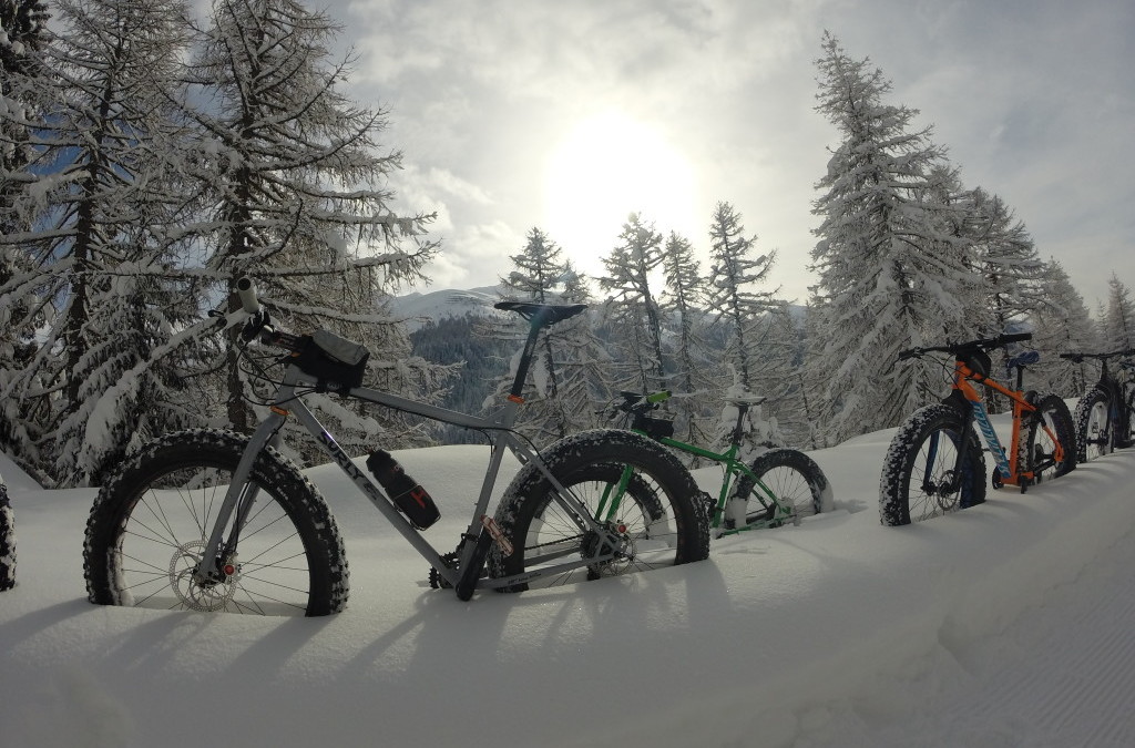 Oberwald in fat bike