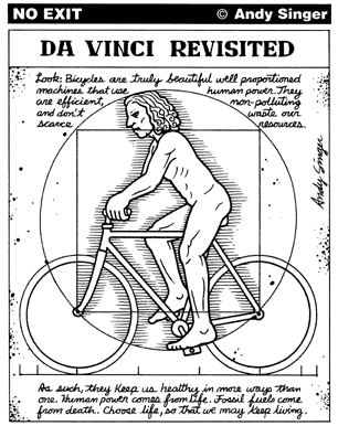 Un vitruviano in bici! by Singer