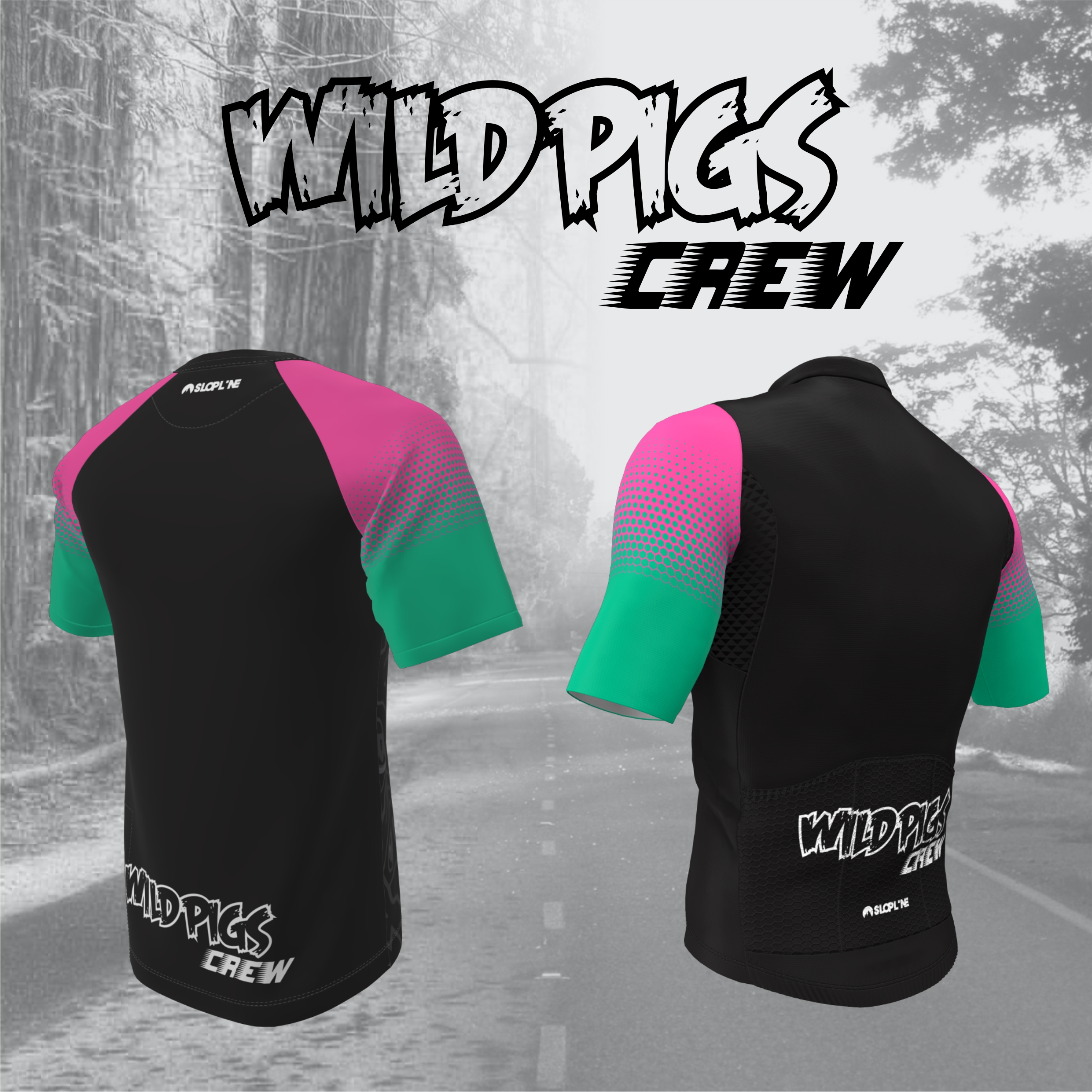 wildpigs post RETRO Maglia Race (SX) - Maglia Freeride (DX)